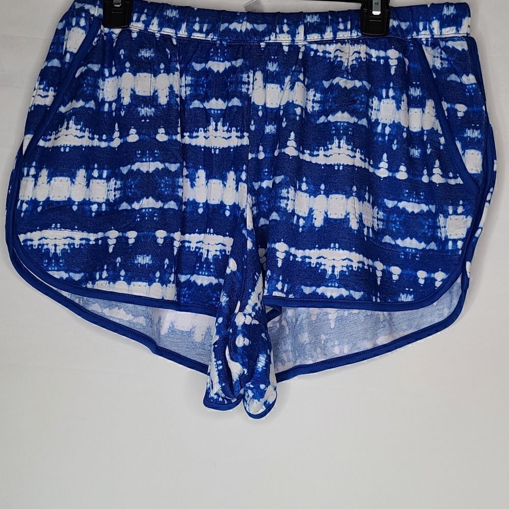 14W 16W Cacique Blue Tie Dye Sleep Short Dolphin - Picture 3 of 9